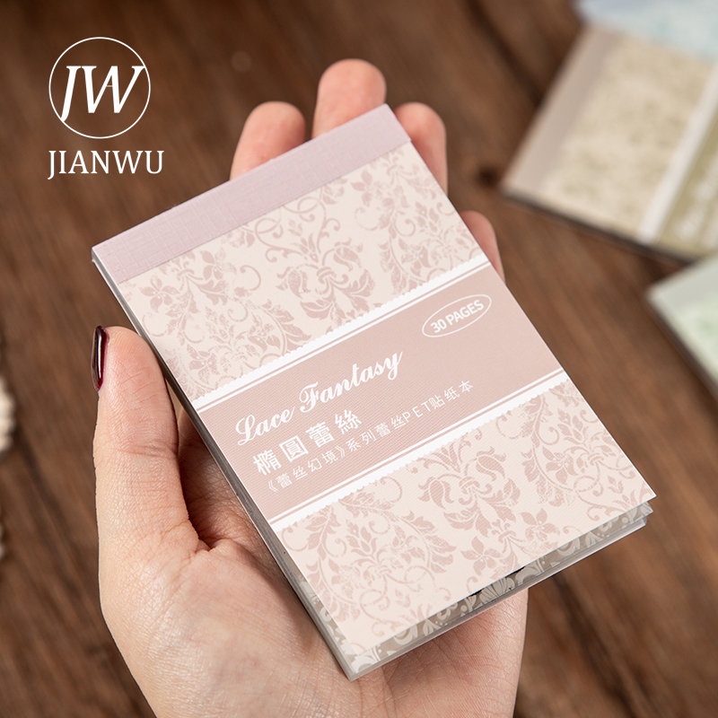 jianwu-สติกเกอร์-pet-หมึกสีดํา-และสีขาว-30-แผ่น-สําหรับตกแต่งสมุดภาพ-diy