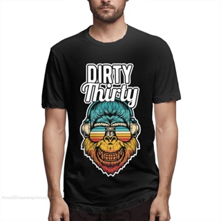 men tshirt The Dirty Thirty Print Cotton Shirts Hombre 30 Birthday Born in 1991 Fashion Streetwear Adult_03