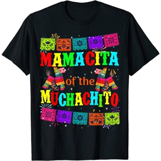 ขายดี!เสื้อยืด พิมพ์ลาย Lets Fiesta Mamacita of the Muchachito Mexican สไตล์คลาสสิก สําหรับผู้ชายS-5XL