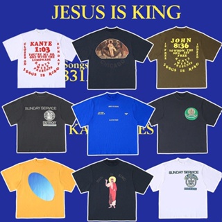 A019 เสื้อยืด Kanye West CPFM Jesus Is King_04