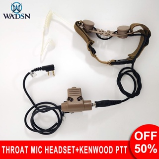 ชุดหูฟังไมโครโฟนยุทธวิธี พร้อม U94 PTT สําหรับ Kenwood BaoFeng UV-5R UV-5X UV-82