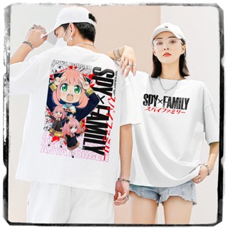 Artees® SpyxFamily anime white shirt unisex men women tops tshirt trendy graphic oversized tees_03