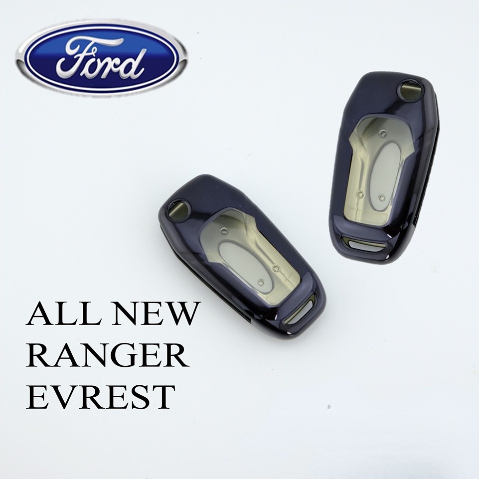 พวงกุญแจรถยนต์-tpu-สําหรับ-ford-all-new-ranger-everst-focus-ecosport-fiesta-explorer-ranger-wilktrack-f150-f250