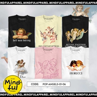 POP CULTURE ANGELS GRAPHIC TEES | MINDFUL APPAREL T-SHIRT_01