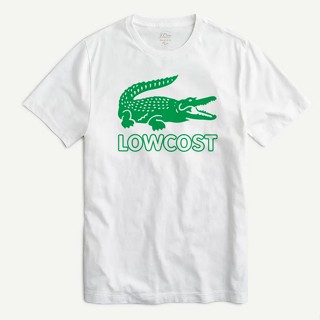 LOWCOST T SHIRT เสื้อยืด แฟชั่น ลายจระเข้ เสื้อใส่สบาย วินเทจ สตรีท