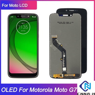 หน้าจอสัมผัส LCD สําหรับ Motorola Moto G7 Play XT1952-4