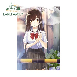 Earlfamily สติกเกอร์ไวนิล ลายการ์ตูนอนิเมะ Ogiwara Sayu น่ารัก กันน้ํา สําหรับติดตกแต่งรถยนต์ 13 ซม.