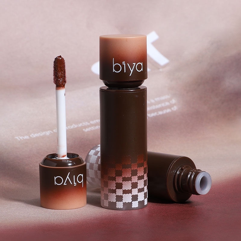 biya-dark-wind-sweet-cool-lip-glaze-เคลือบริมฝีปาก-เนื้อแมตต์-โคลนนม-ขนาดเล็ก-เคลือบริมฝีปาก-ไม่ติดแก้ว-ลิปสติก