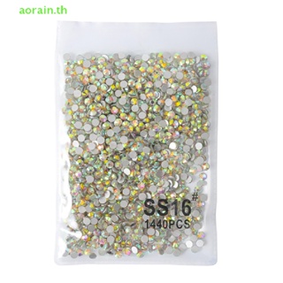 # Aorain.th  # หินคริสตัล พลอยเทียม สําหรับตกแต่งเล็บ DIY 1440 ชิ้น