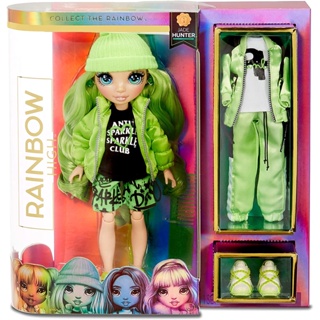 Rainbow High Surprise Jade Hunter - Green Clothes Fashion Doll ตุ๊กตาหยกเซอร์ไพรส์ สีรุ้ง สีเขียว