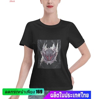 Illicit เสื้อยืดกีฬา Monster Hunter World T-Shirts Female Summer Short Sleeve Tee Casual Cotton Tees Popular T-shir_03