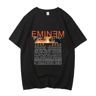 Eminem เสื้อยืด ผ้าฝ้าย คุณภาพสูง แนวสตรีท แนวตลก เหมาะกับฤดูร้อน ไซซ์ EU สําหรับผู้ชาย และผู้หญิง