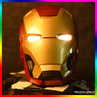 ลําโพงซับวูฟเฟอร์บลูทูธไร้สาย 360 องศา แบบพกพา Iron Man Mini Hifi