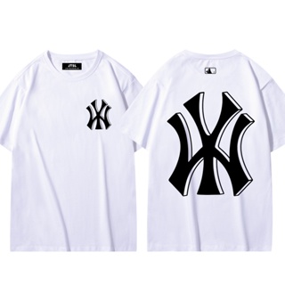 MBL short-sleeved T-shirt men and women spring and summer new black and white casual sports letters cotton high_1