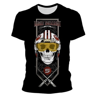 Summer Fashion Disney Star Wars Skull style 3D Print T-shirt Men Woman funny t shirts tee shirt oversize_03