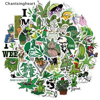 &lt;Chantsingheart&gt; สติกเกอร์ กันน้ํา ลายกราฟฟิตี้ 50 ชิ้น สําหรับติดตกแต่งกระเป๋าเดินทาง แล็ปท็อป ลดราคา