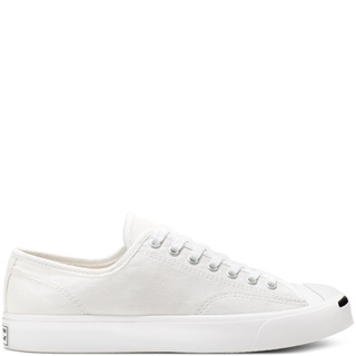 Converse รองเท้าผ้าใบ Sneakers คอนเวิร์ส Jack Purcell Cotton Ox White - 164057Cww