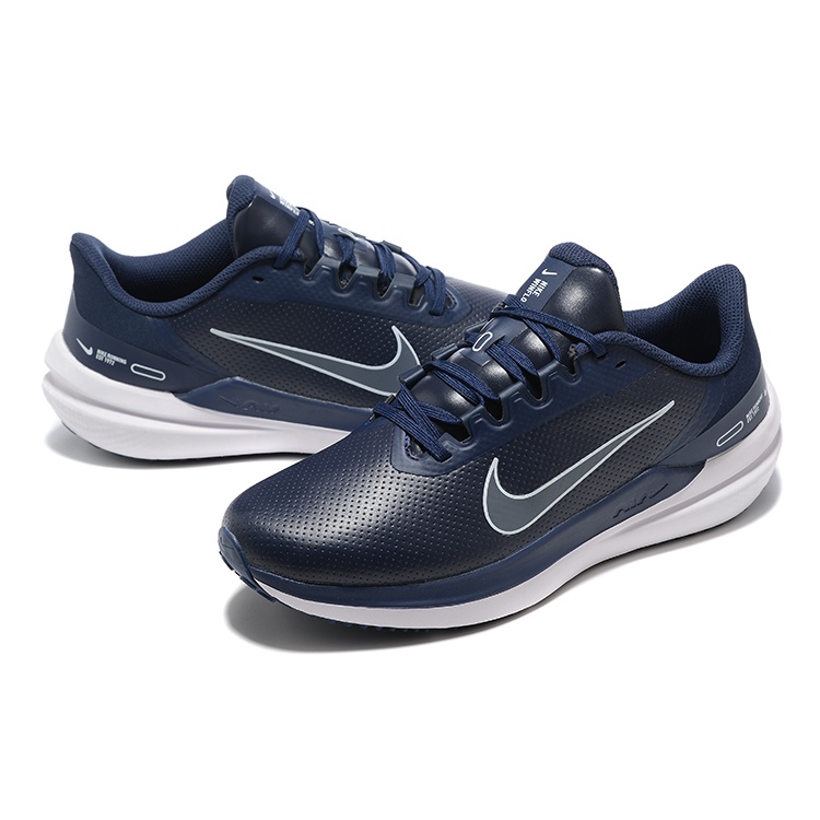 nike-zoom-moon-landing-9th-generation-leather-running-shoes-dark-blue-white-40-45