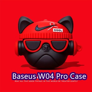 【ลดราคา】เคสหูฟัง แบบนิ่ม ลายการ์ตูน สําหรับ Baseus W04 Pro