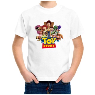 Cartoon Printing Casual Short Sleeve T-Shirt *Cotton* K109 "Toy Story" 2-12 Year *Unisex*_05