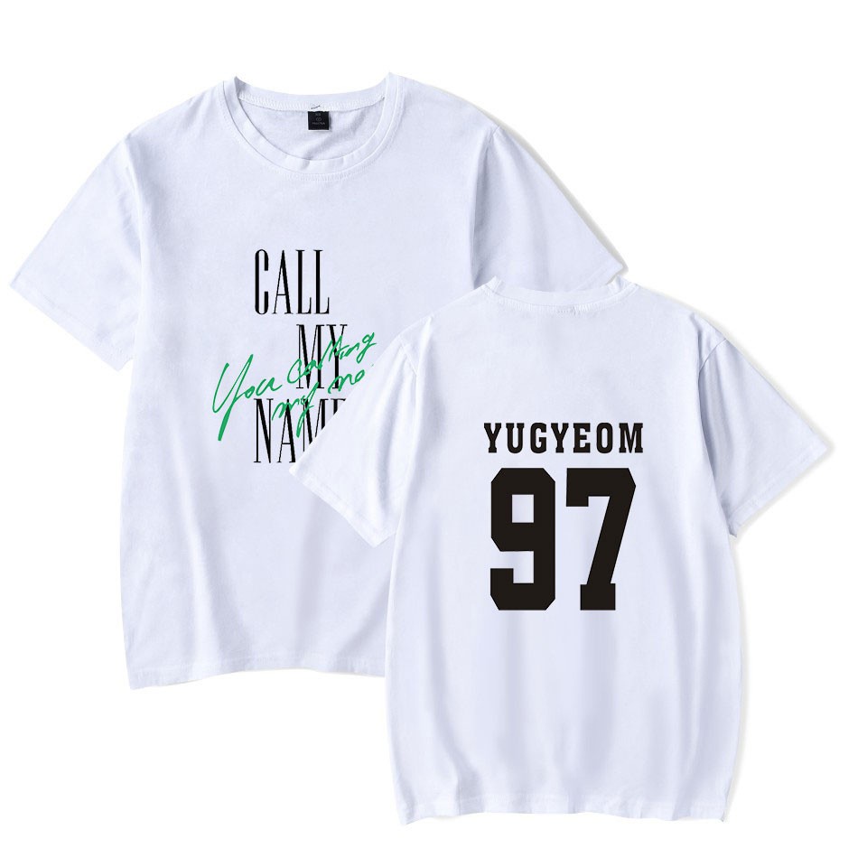 ใหม่เอี่ยมgot7-yugyeom-t-เสื้อผู้หญิงผู้ชาย-kpop-got7-แขนสั้นเสื้อ-t-สีดำ-สีขาว