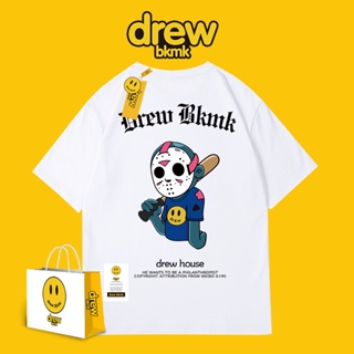 Drew joint T-shirt Bieber same smiley face short sleeve classic print Justing Bieber loos Made in China_01