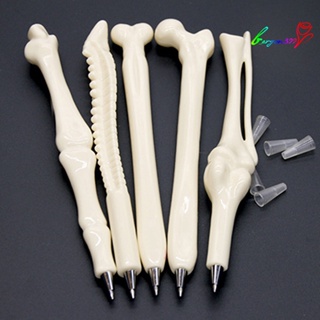 【AG】Ball Point Pen Bone Office Stationery Plastic Doctors Nurses Finger Pen Orthopod