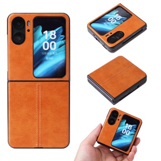 เคสโทรศัพท์มือถือหนัง PU แบบฝาพับ บาง หรูหรา สําหรับ OPPO Find N2 Find N2