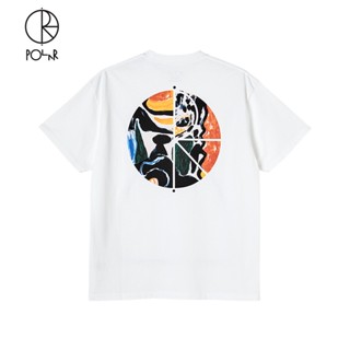 เสื้อยืดแขนสั้น พิมพ์ลายกราฟฟิติโลโก้ Polar Skate Co Facescape Fill Tee สําหรับผู้ชาย