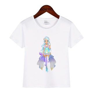 LoliRock Magical Girls T Shirt 2-14 Year Children Design Funny Cartoon Anime Great Kids Tshirt Short Sleeve Kids Cl_03