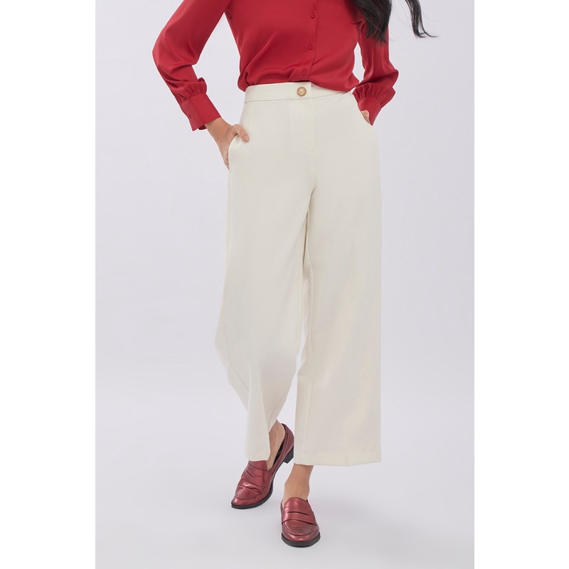 espada-กางเกงทรงขากว้าง-ผู้หญิง-สีเบจ-wide-leg-trousers-4589