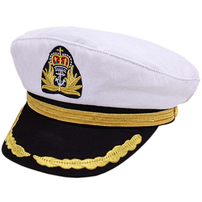 หมวกกัปตัน-ทหารเรือ-ปรับได้-สําหรับเด็ก-ผู้ใหญ่