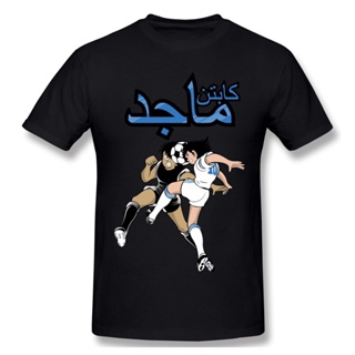 NEW 2022 fahsion mens t shirt Men Captain Tsubasa About Football Anime T-Shirtเสื้อยืด _04