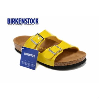 【Original】Birkenstock two-button yellow mirror 34-43