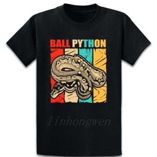 Cotton T Shirt Ball Python Snake Reptile Boa Constrictor Venom Building Summer Style Formal Slim Designs Crew Neck _01