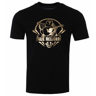 Customized Slim Fit Summer Clearance Sale True Religion Buddha F0Il T-Shirt For Men_04