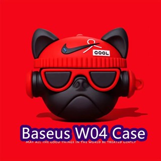 【ส่วนลด】เคสหูฟัง แบบนิ่ม ลายการ์ตูนชิบะอินุ สําหรับ Baseus W04