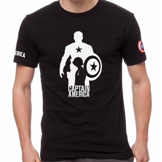 Captain America Shield Avengers Superhero Marvel Short Sleeve T-Shirt T Shirt Tees Baju Lengan Pendek CAP-0014_08