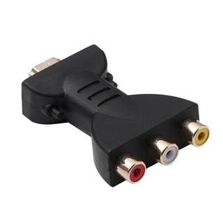 Av ตัวแปลงวิดีโอดิจิทัล HDMI เป็น 3 RCA Audio Ad Ter