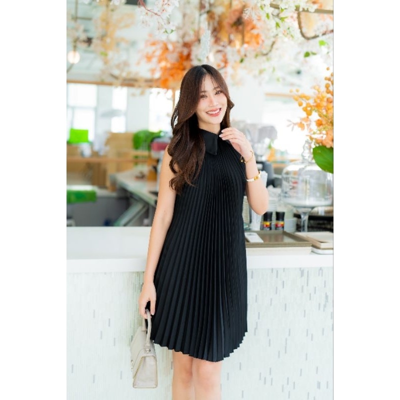 Pleated dress    | Shopee Thailand