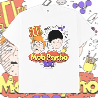 [S-5XL] เสื้อยืด พิมพ์ลายการ์ตูน Mob Psycho 100v2