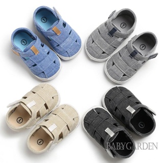 Babygarden- รองเท้าแตะ พื้นนิ่ม แบบกลวง ระบายอากาศ ป้องกันการลื่นไถล สําหรับเด็กผู้ชาย