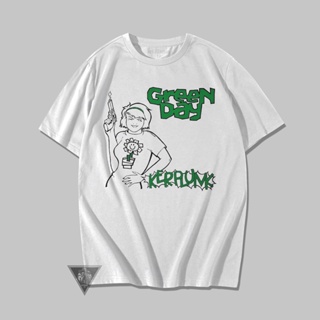 เสื้อยืด พิมพ์ลายโลโก้วง Green Day Kaos คุณภาพสูง 01 T014