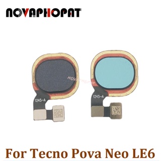 Novaphopat สวิตช์ปุ่มกดเปิดปิด ปลดล็อกเซนเซอร์กุญแจ สําหรับ Tecno Pova Neo LE6