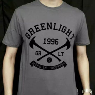 Gray Cotton Polyester Digital Screen Printing Greenlight 1996 Design Absorb Sweat Short Sleeve Tshirt L-XL for Men_03