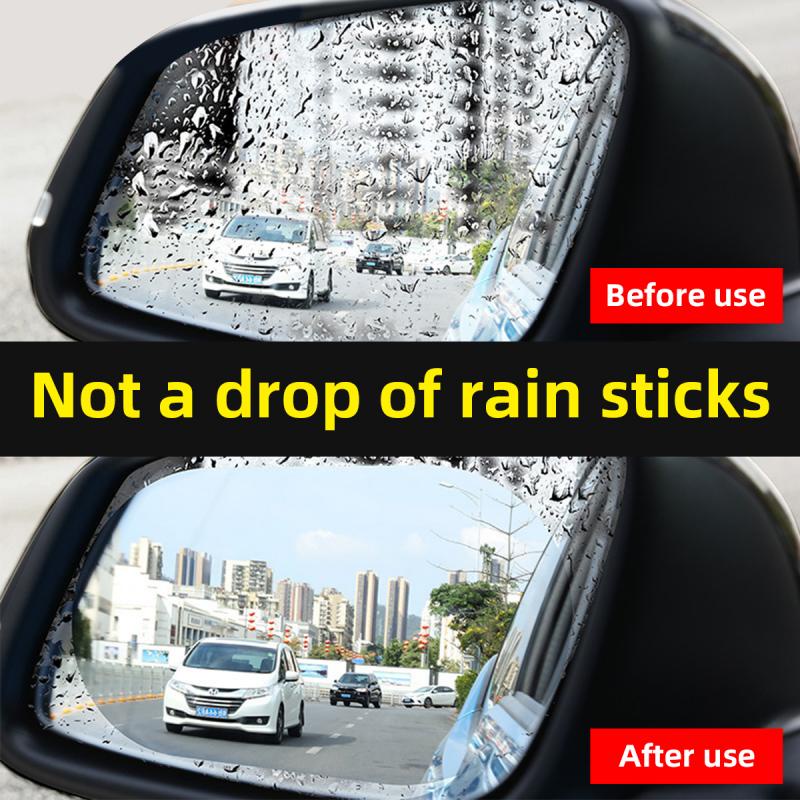 ankndo-ฟิล์มติดกระจกมองหลังรถยนต์-อเนกประสงค์-กันน้ํา-กันหมอก-ปกป้องสายตาของคุณในวันที่ฝนตก-ปลอดภัย-135-95mm