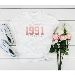 1991 30th Birthday Limited Edition T-shirt Gift for Her and Him 30-year-old Party Shirt UNISEX SHIRT Harajuku  Y2k _03