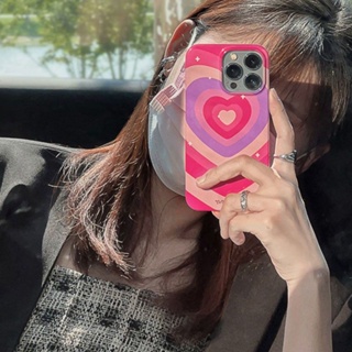 เคสโทรศัพท์มือถือ TPU แบบนิ่ม สีชมพู กันกระแทก สําหรับ IPhone 13 Pro Max 14 Pro Max 12 Pro Max 11 Pro Max Xr Xs Max 7 8Plus