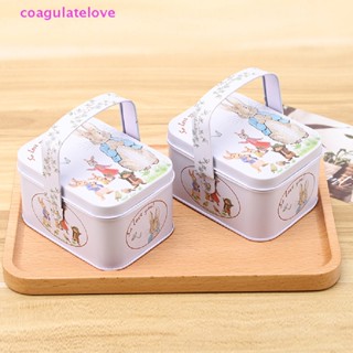 Coagulatelove กล่องเก็บขนมคุกกี้ ลูกอม โลหะดีบุก ขนาดเล็ก สไตล์วินเทจ [ขายดี]