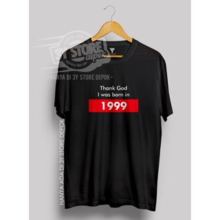 Oversized T-Shirt Printed BORN IN 1999 COMBED 30S For Men And Women 3 Years Old S-3XL_03